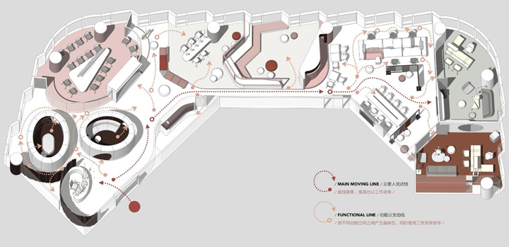 科技藝術(shù)范兒知名電子商務(wù)公司辦公室裝修設(shè)計(jì)彩色平面圖 科技藝術(shù)范兒知名電子商務(wù)公司辦公室裝修設(shè)計(jì)彩色平面圖