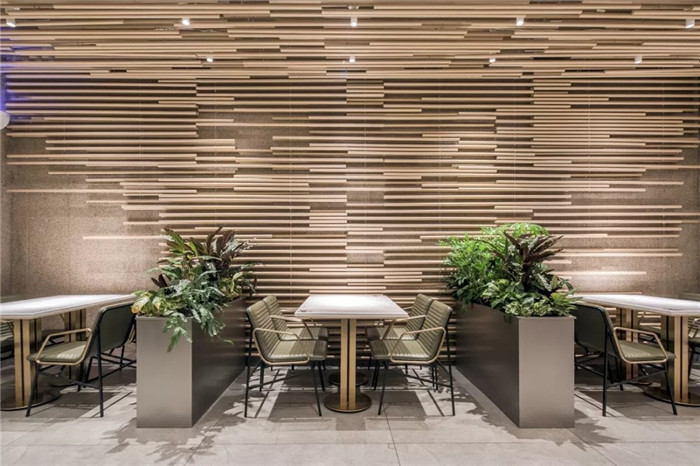 以竹為主題的漁語魚酸菜魚餐飲店面裝修設計方案