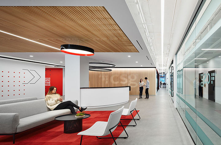 鄭州宏鈺堂推薦國外通信公司時尚辦公室前臺裝修方案 鄭州宏鈺堂推薦國外通信公司時尚辦公室前臺裝修方案