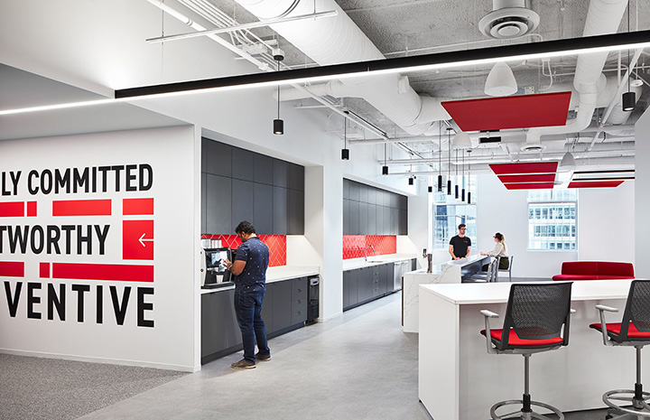 鄭州宏鈺堂推薦國外通信公司時尚辦公室裝修方案 鄭州宏鈺堂推薦國外通信公司時尚辦公室裝修方案