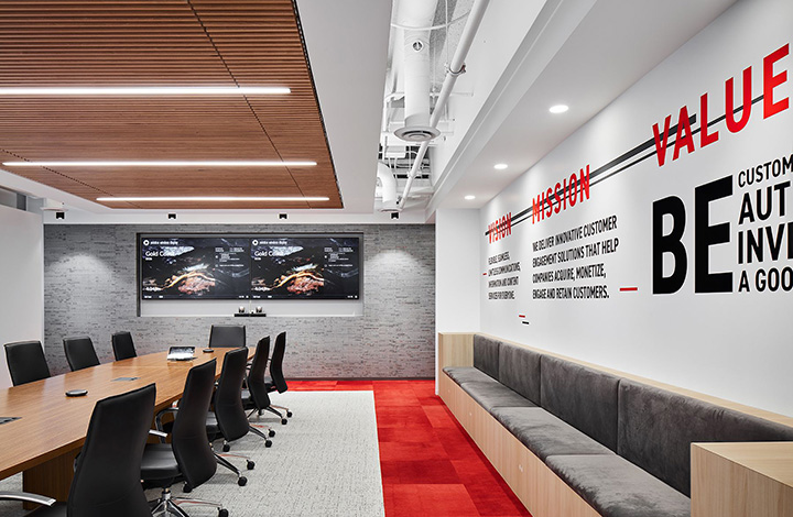 鄭州宏鈺堂推薦國外通信公司時尚辦公室會議室裝修方案 鄭州宏鈺堂推薦國外通信公司時尚辦公室會議室裝修方案