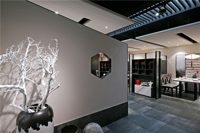 鄭州新中式水墨風(fēng)中餐廳裝修設(shè)計(jì)案例 鄭州新中式水墨風(fēng)中餐廳裝修設(shè)計(jì)案例