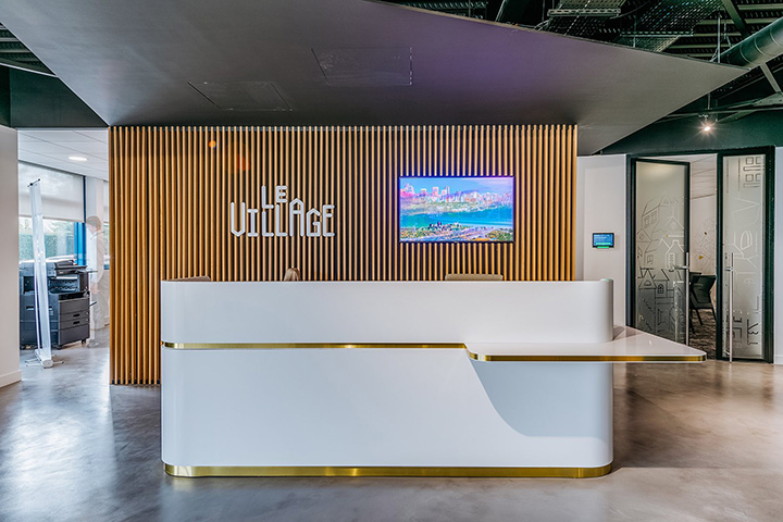 1000平開放多元化Le Village聯(lián)合辦公前臺裝修設(shè)計方案 1000平開放多元化Le Village聯(lián)合辦公前臺裝修設(shè)計方案