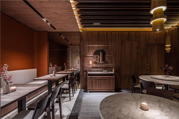 四川吳抄手混搭風(fēng)特色川菜館裝修設(shè)計實(shí)景圖