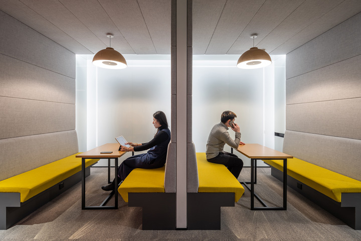 以家為主題的紅星美凱龍總部辦公樓電話亭裝修設(shè)計(jì)方案