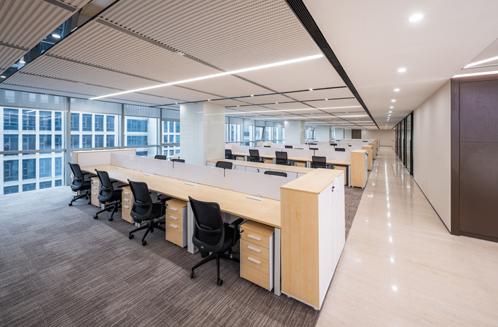 以家為主題的紅星美凱龍總部辦公樓辦公區(qū)裝修設(shè)計(jì)方案