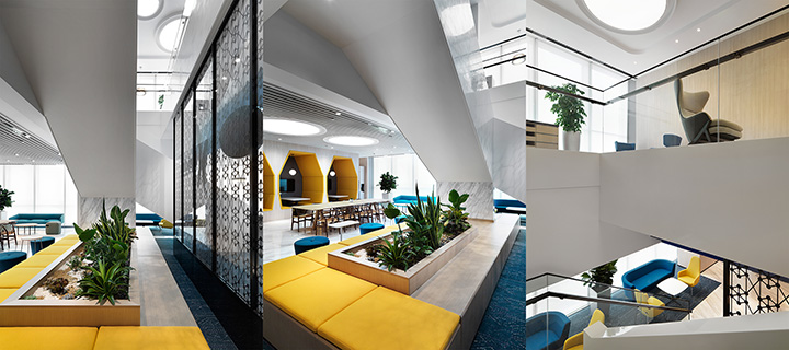 中西合璧混搭風(fēng)輝瑞醫(yī)藥集團(tuán)總部辦公室樓梯裝修實(shí)景圖 中西合璧混搭風(fēng)輝瑞醫(yī)藥集團(tuán)總部辦公室樓梯裝修實(shí)景圖