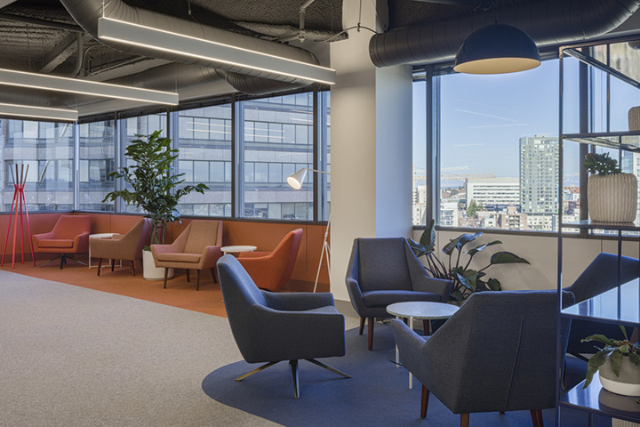 1200平時尚多彩醫(yī)療科技公司辦公室休閑區(qū)裝修設(shè)計案例 1200平時尚多彩醫(yī)療科技公司辦公室休閑區(qū)裝修設(shè)計案例