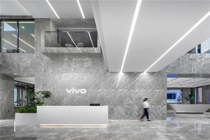 vivo手機北京研發(fā)中心獨棟辦公樓接待大廳裝修設(shè)計方案 vivo手機北京研發(fā)中心獨棟辦公樓接待大廳裝修設(shè)計方案