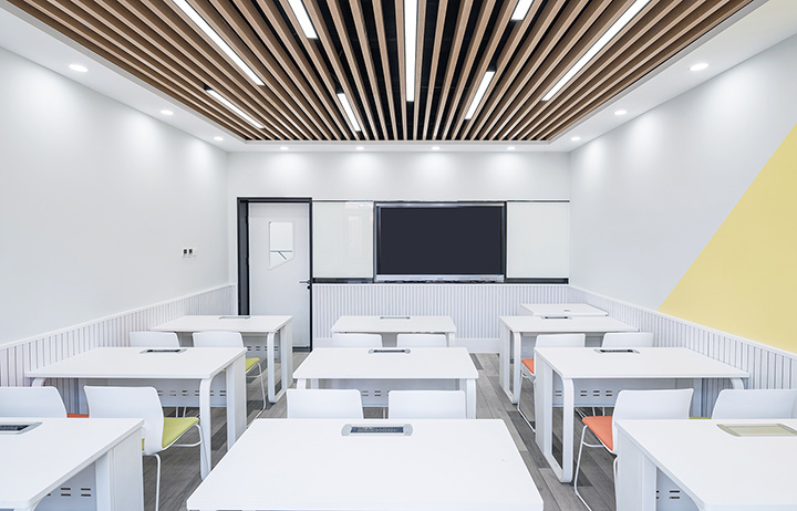 高思STEAM機器人編程教育培訓教室裝修設(shè)計實景圖