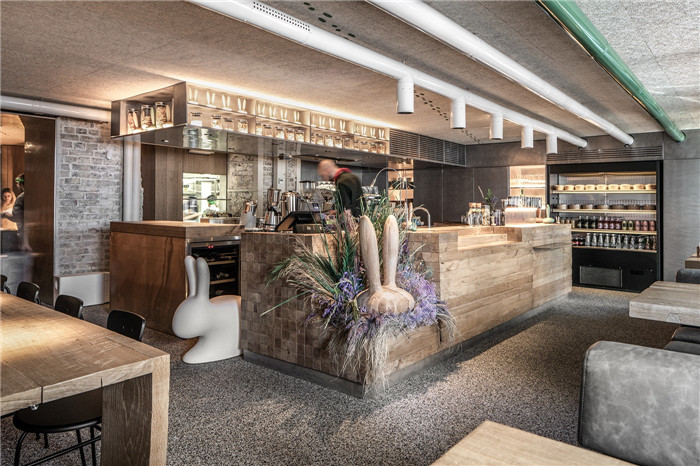 回歸自然 特色懷舊工業(yè)風(fēng)兔子主題餐廳吧臺(tái)裝修設(shè)計(jì)案例 回歸自然 特色懷舊工業(yè)風(fēng)兔子主題餐廳吧臺(tái)裝修設(shè)計(jì)案例