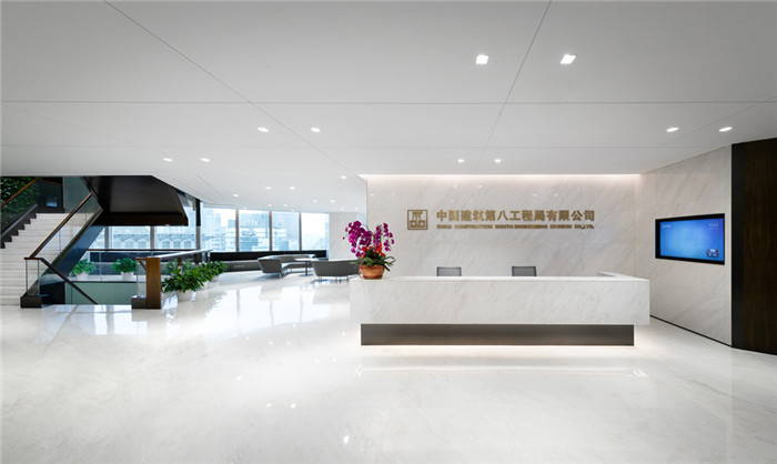 中建八局9000平高端中式總部辦公室裝修設(shè)計(jì)案例