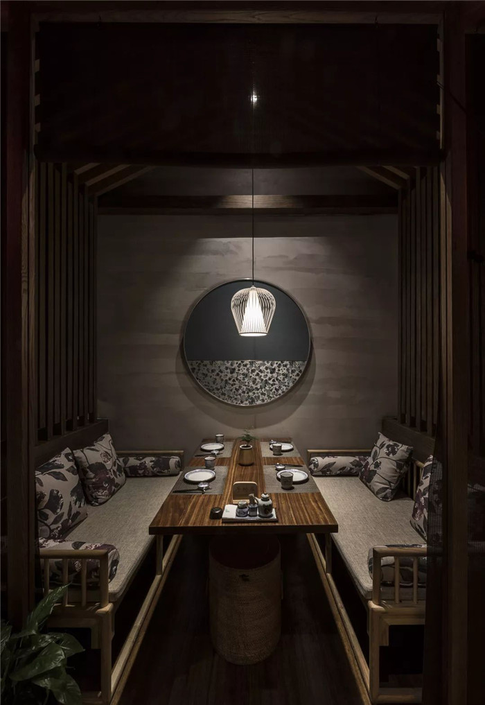 鄭州靠譜的裝修公司推薦超美的高端日料餐廳裝修案例