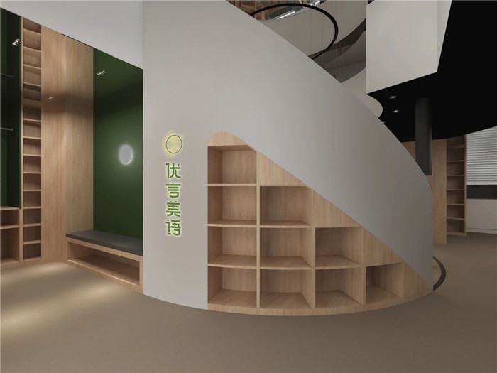 以光之名 趣味十足的少兒英語培訓(xùn)機(jī)構(gòu)裝修效果圖 以光之名 趣味十足的少兒英語培訓(xùn)機(jī)構(gòu)裝修效果圖