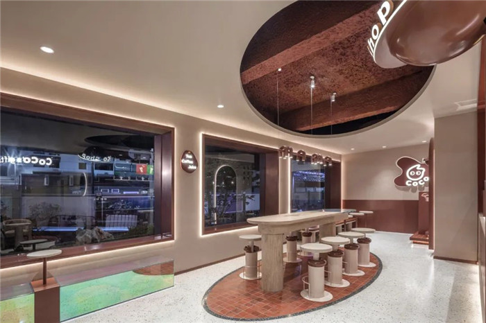 一樓大廳裝修設(shè)計(jì)-鄭州奶茶店裝修公司推薦COCO都可茶飲店裝修效果圖 一樓大廳裝修設(shè)計(jì)-鄭州奶茶店裝修公司推薦COCO都可茶飲店裝修效果圖