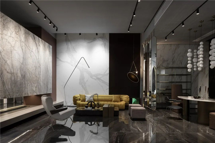 瓷磚展示區(qū)裝修設(shè)計(jì)-現(xiàn)代藝術(shù)風(fēng)高端意大利瓷磚展廳兼辦公裝修實(shí)景圖 瓷磚展示區(qū)裝修設(shè)計(jì)-現(xiàn)代藝術(shù)風(fēng)高端意大利瓷磚展廳兼辦公裝修實(shí)景圖