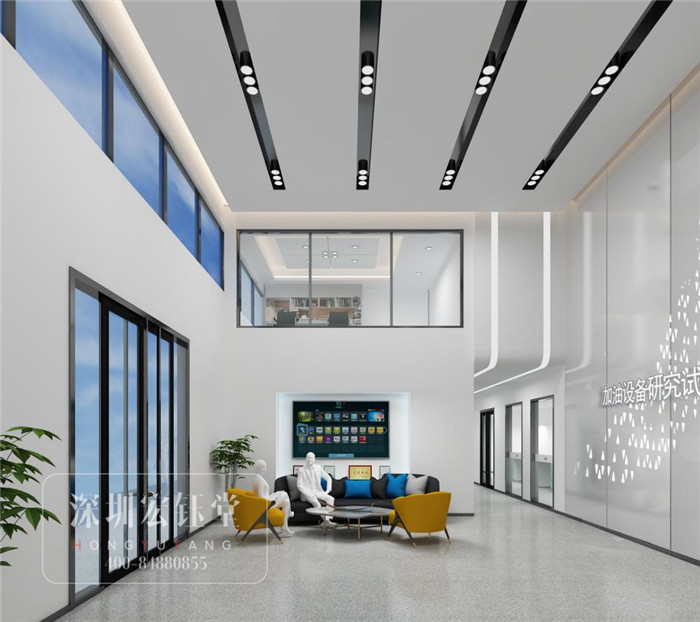 鄭州正星科技實驗室&辦公室裝修效果圖