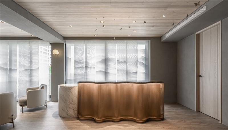 鄭州高端中醫(yī)醫(yī)美裝修實景圖