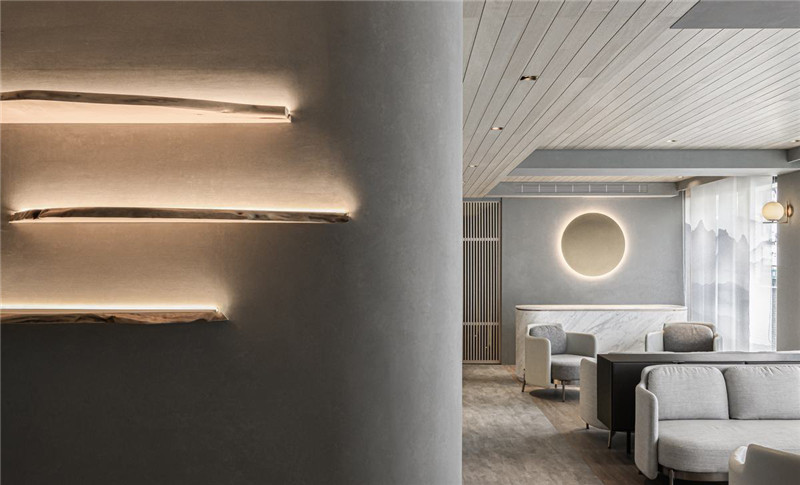 鄭州高端中醫(yī)醫(yī)美裝修實景圖