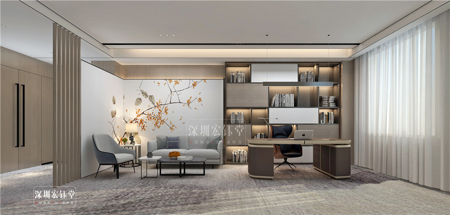 董事長辦公室裝修設(shè)計(jì)-河南沃牛生物科技辦公樓裝修效果圖 董事長辦公室裝修設(shè)計(jì)-河南沃牛生物科技辦公樓裝修效果圖