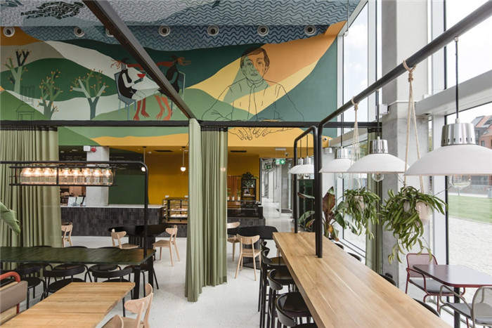 鄭州餐廳裝修公司分享國外藝術(shù)餐廳裝修設(shè)計(jì)方案