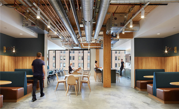 溫暖時(shí)尚的工業(yè)風(fēng)食品制造集團(tuán)總部辦公室裝修方案 溫暖時(shí)尚的工業(yè)風(fēng)食品制造集團(tuán)總部辦公室裝修方案