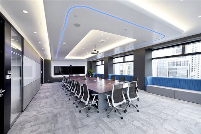 多功能會議室裝修-5000平現(xiàn)代風(fēng)科技公司集團總部辦公裝修設(shè)計方案 多功能會議室裝修-5000平現(xiàn)代風(fēng)科技公司集團總部辦公裝修設(shè)計方案