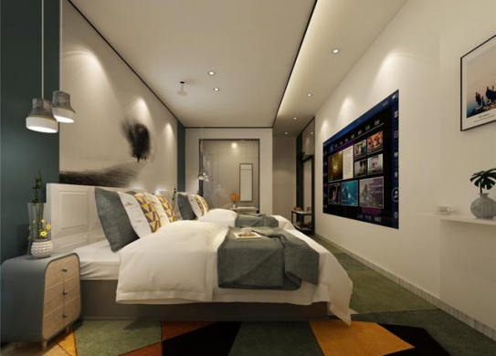 鄭州大學(xué)城時(shí)尚酒店裝修