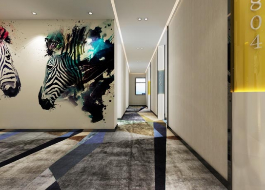 鄭州大學(xué)城時(shí)尚酒店裝修