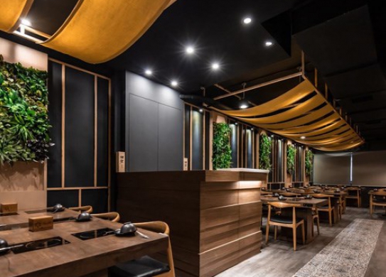 海味日式禪風(fēng)火鍋店裝修設(shè)計(jì)