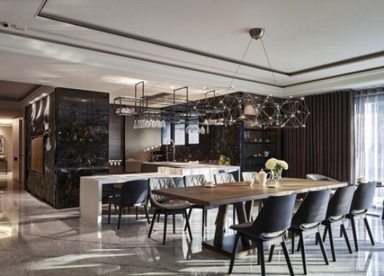 坐擁都市絕美夜景李宅裝修設(shè)計(jì)