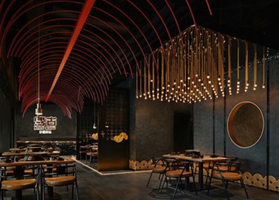 鄭州烤魚(yú)餐廳裝修設(shè)計(jì)